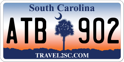 SC license plate ATB902