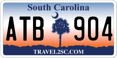 SC license plate ATB904
