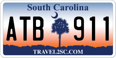SC license plate ATB911