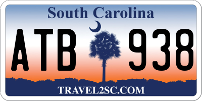 SC license plate ATB938