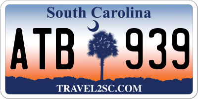 SC license plate ATB939