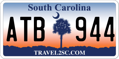 SC license plate ATB944