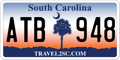 SC license plate ATB948