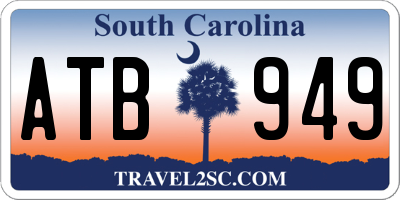 SC license plate ATB949