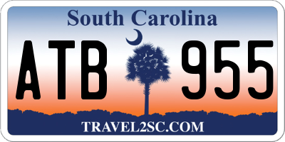 SC license plate ATB955