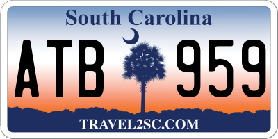 SC license plate ATB959