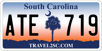 SC license plate ATE719
