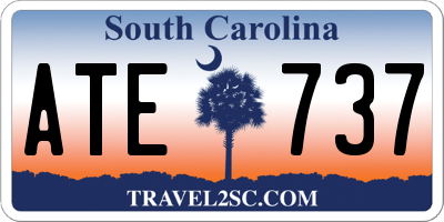 SC license plate ATE737