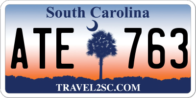 SC license plate ATE763