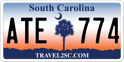 SC license plate ATE774