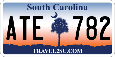 SC license plate ATE782