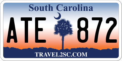 SC license plate ATE872