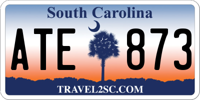 SC license plate ATE873