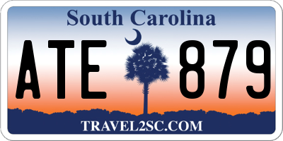 SC license plate ATE879