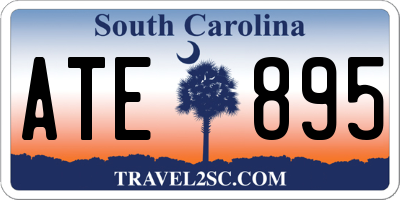 SC license plate ATE895