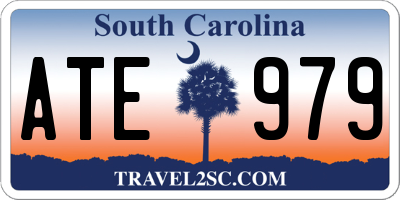 SC license plate ATE979