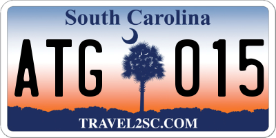 SC license plate ATG015