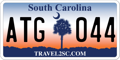 SC license plate ATG044