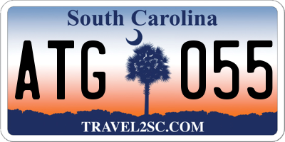 SC license plate ATG055