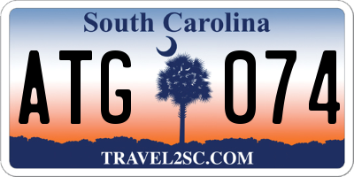 SC license plate ATG074