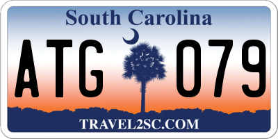 SC license plate ATG079
