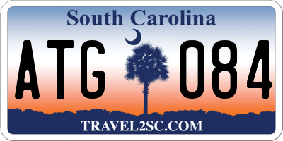 SC license plate ATG084