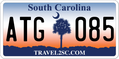 SC license plate ATG085