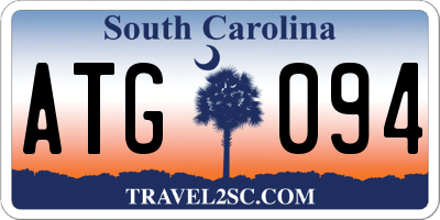 SC license plate ATG094
