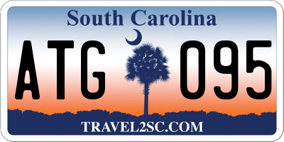 SC license plate ATG095
