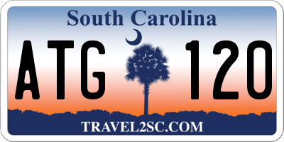 SC license plate ATG120