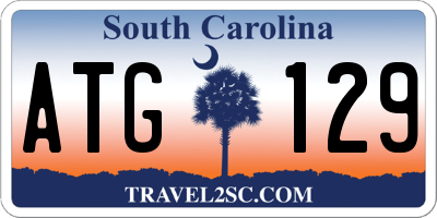 SC license plate ATG129