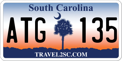 SC license plate ATG135