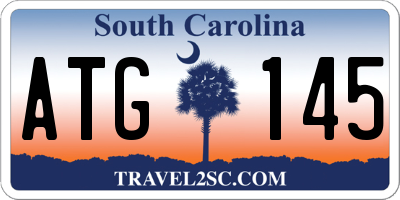 SC license plate ATG145