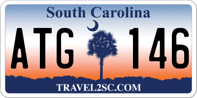 SC license plate ATG146