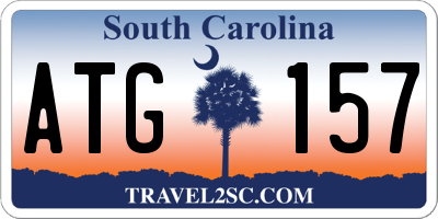 SC license plate ATG157