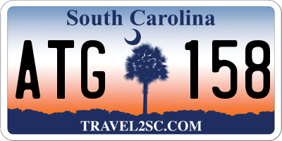 SC license plate ATG158