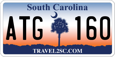 SC license plate ATG160