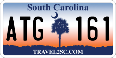 SC license plate ATG161