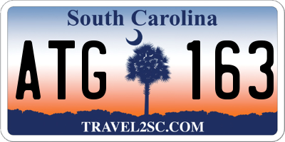 SC license plate ATG163