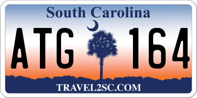 SC license plate ATG164
