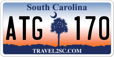 SC license plate ATG170