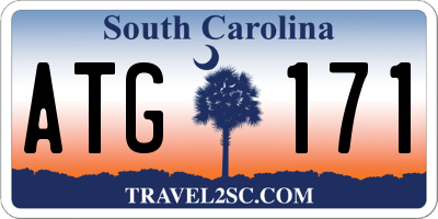 SC license plate ATG171