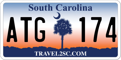 SC license plate ATG174