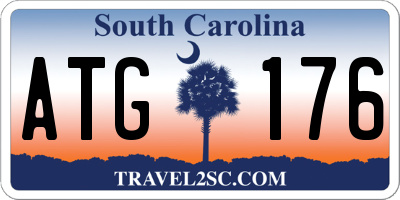 SC license plate ATG176
