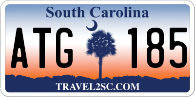 SC license plate ATG185