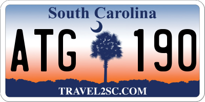 SC license plate ATG190