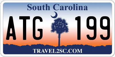 SC license plate ATG199
