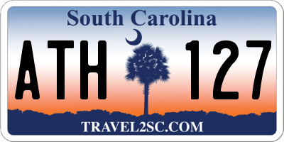 SC license plate ATH127