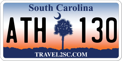 SC license plate ATH130