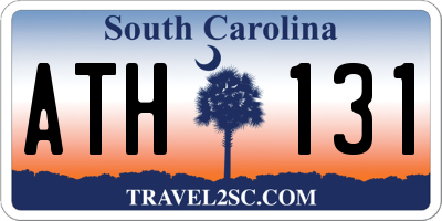 SC license plate ATH131